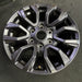 17" RANGER 19-22 17x8, , dark gray, , V spoke Original OEM Wheel Rim - Side Profile