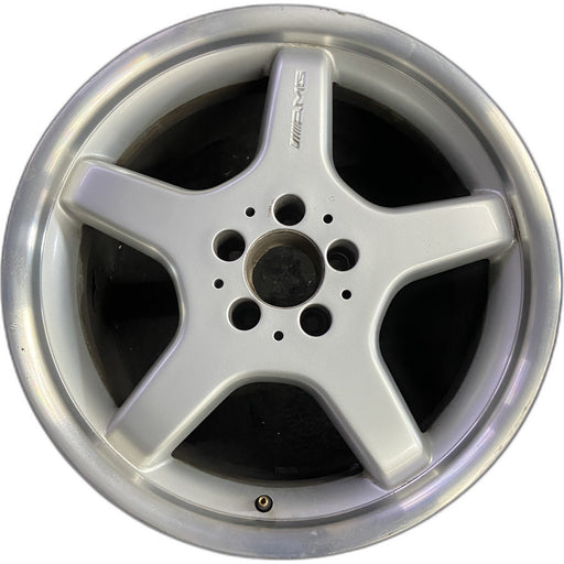 18" MERCEDES S-CLASS 03 230 Type; SL500, 18x9.5 Original OEM Wheel Rim - Front View