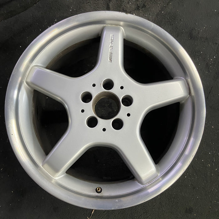 18" MERCEDES S-CLASS 03 230 Type; SL500, 18x9.5 Original OEM Wheel Rim - Angle View