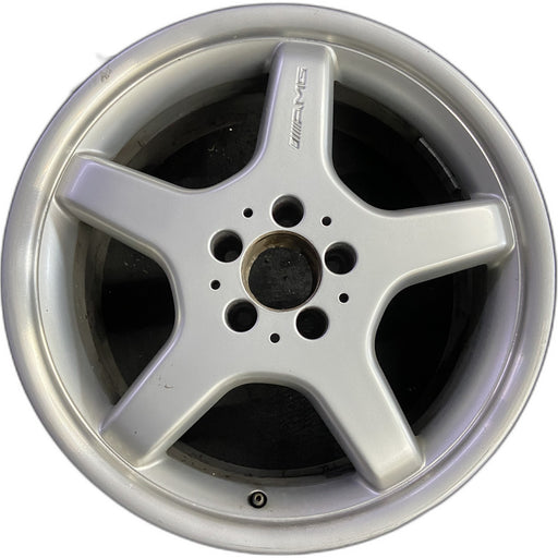 18" MERCEDES S-CLASS 03 230 Type; SL500, 18x8.5 Original OEM Wheel Rim - Front View