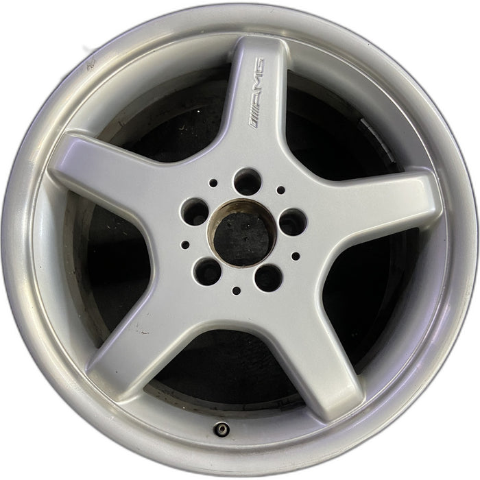 18" MERCEDES S-CLASS 03 230 Type; SL500, 18x8.5 Original OEM Wheel Rim - Front View