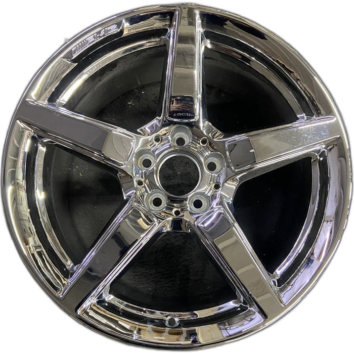 18" MERCEDES SLK 12-16 172 Type, SLK55, 18x9, 5 spoke Original OEM Wheel Rim - Front View
