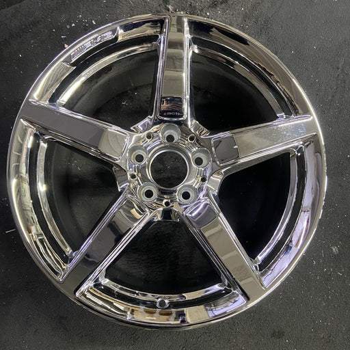18" MERCEDES SLK 12-16 172 Type, SLK55, 18x9, 5 spoke Original OEM Wheel Rim - Angle View