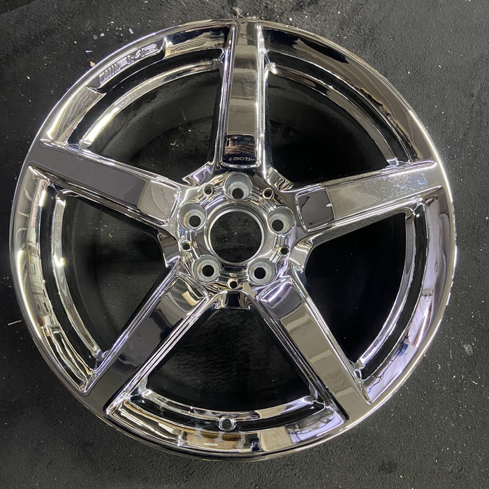 18" MERCEDES SLK 12-16 172 Type, SLK55, 18x9, 5 spoke Original OEM Wheel Rim - Angle View