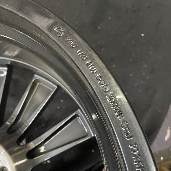 22" GX550 24-25 22x7.5 Original OEM Wheel Rim - Back View