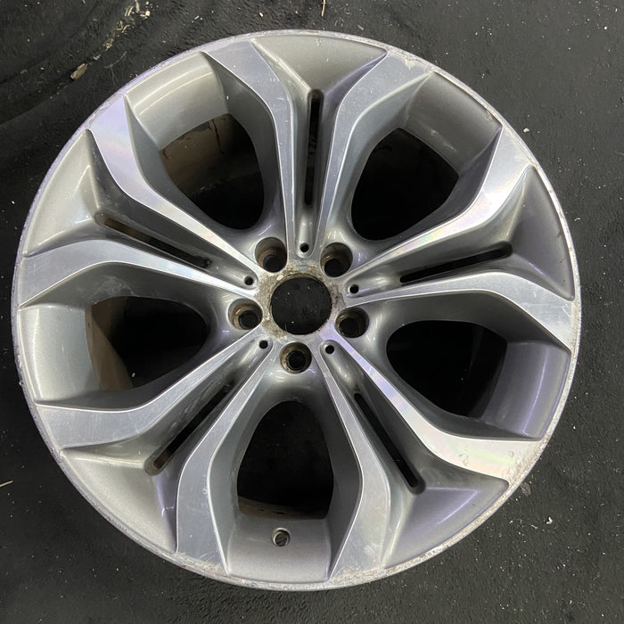 20" BMW X5 11-13 20x11 , 5 spoke, Y spoke, open spoke face Original OEM Wheel - Angle View