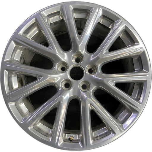 20" XT4 19-20 20x8.5 7 Y spoke polished opt SHH Original OEM Wheel Rim - Front View