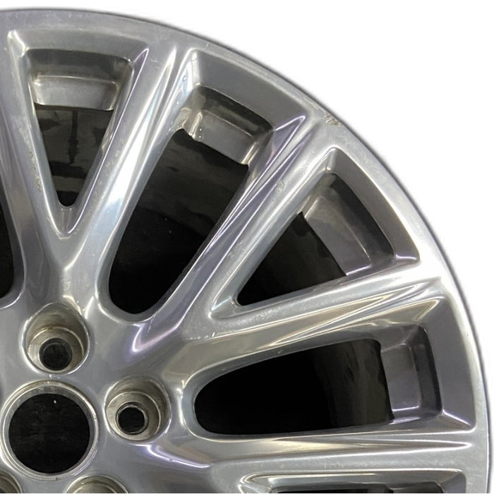 20" XT4 19-20 20x8.5 7 Y spoke polished opt SHH Original OEM Wheel Rim - Side Profile
