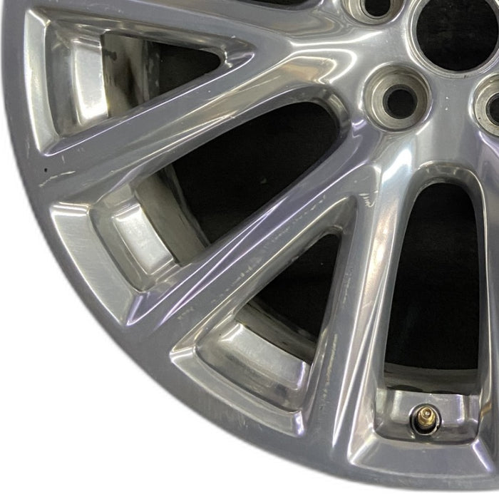 20" XT4 19-20 20x8.5 7 Y spoke polished opt SHH Original OEM Wheel Rim - Back View