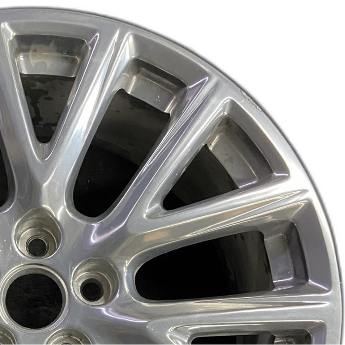 20" XT4 19-20 20x8.5 7 Y spoke polished opt SHH Original OEM Wheel Rim - Side Profile