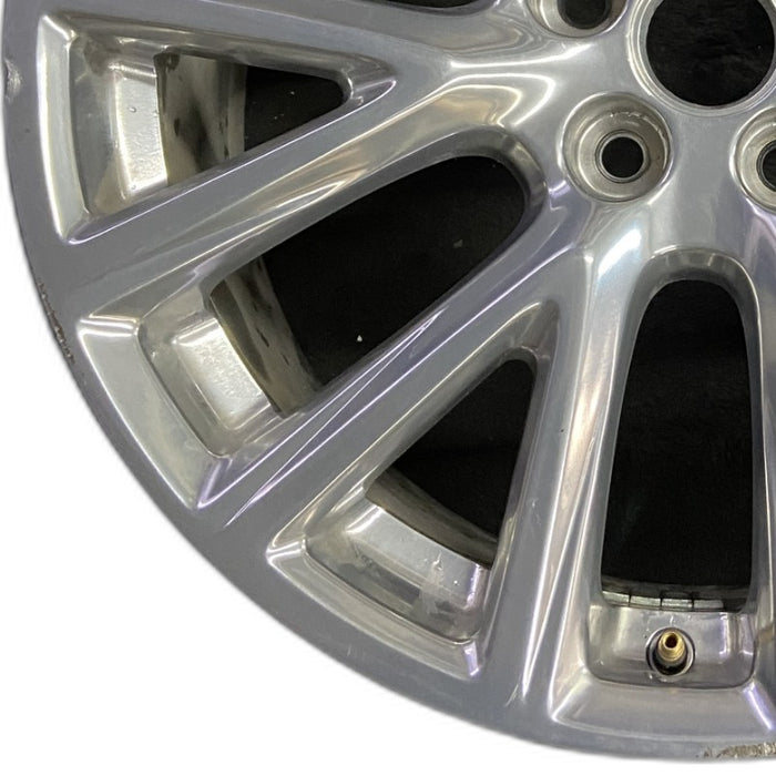 20" XT4 19-20 20x8.5 7 Y spoke polished opt SHH Original OEM Wheel Rim - Back View