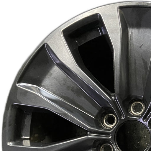 20" FORD F150 PICKUP 18-20 20x8.5 6 spoke Y spoke design solid indented spokes - Angle View