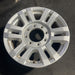 18" FORD F250SD PICKUP 17 18x8 , aluminum, 12 spoke , silver Original OEM Wheel - Side Profile
