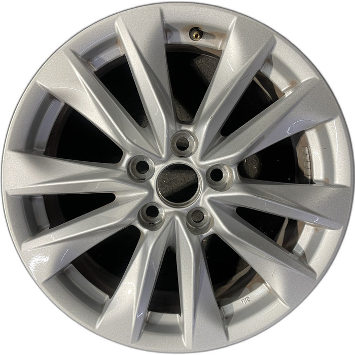17" COROLLA CROSS 22 17x6.5, alloy Original OEM Wheel Rim - Front View