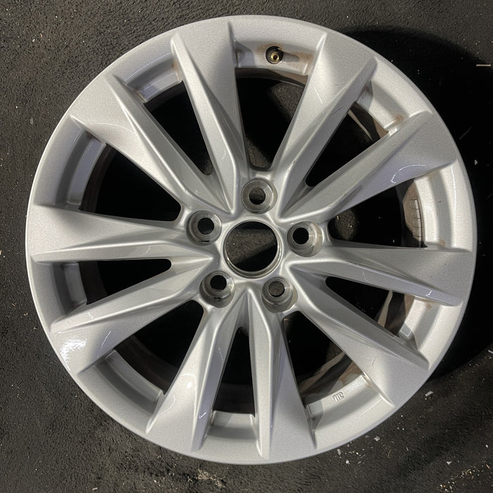 17" COROLLA CROSS 22 17x6.5, alloy Original OEM Wheel Rim - Angle View