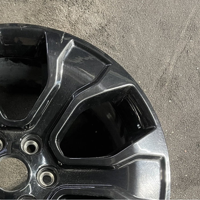 20" FORD F150 PICKUP 21-23 20x8.5 6 spoke black Original OEM Wheel Rim - Close-Up Detail