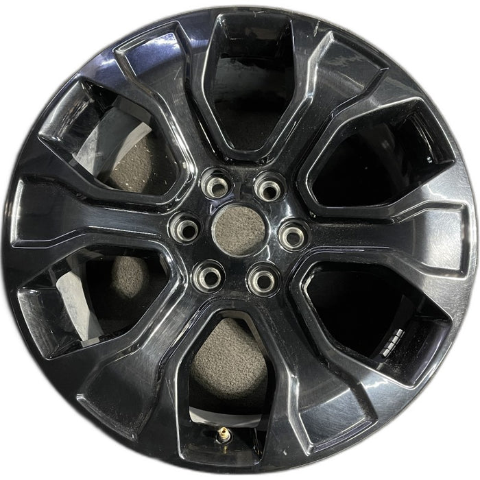 20" FORD F150 PICKUP 21-23 20x8.5 6 spoke black Original OEM Wheel Rim - Front View