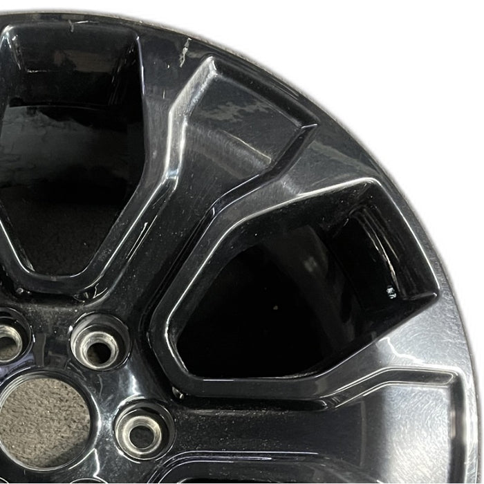 20" FORD F150 PICKUP 21-23 20x8.5 6 spoke black Original OEM Wheel Rim - Side Profile