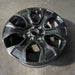20" FORD F150 PICKUP 21-23 20x8.5, 6 spoke, , black Original OEM Wheel Rim - Close-Up Detail
