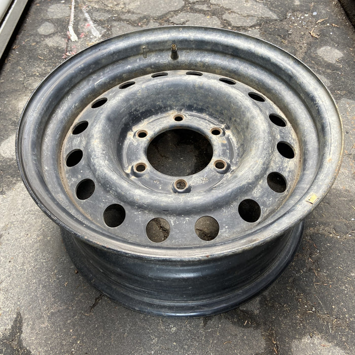 16" SEQUOIA 01-02 , steel, 16 holes Original OEM Wheel Rim - Close-Up Detail