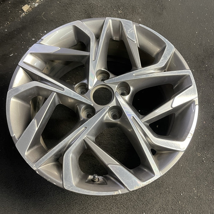 17" SONATA 20 gasoline, 17x7 Original OEM Wheel Rim - Side Profile