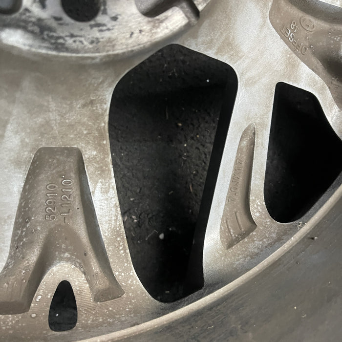 17" SONATA 20 gasoline, 17x7 Original OEM Wheel Rim - Back View