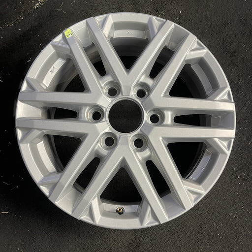 18" SEQUOIA 23-24 18x7.5, 6 double spoke, silver Original OEM Wheel Rim - Angle View
