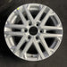 18" SEQUOIA 23-24 18x7.5, 6 double spoke, silver Original OEM Wheel Rim - Angle View