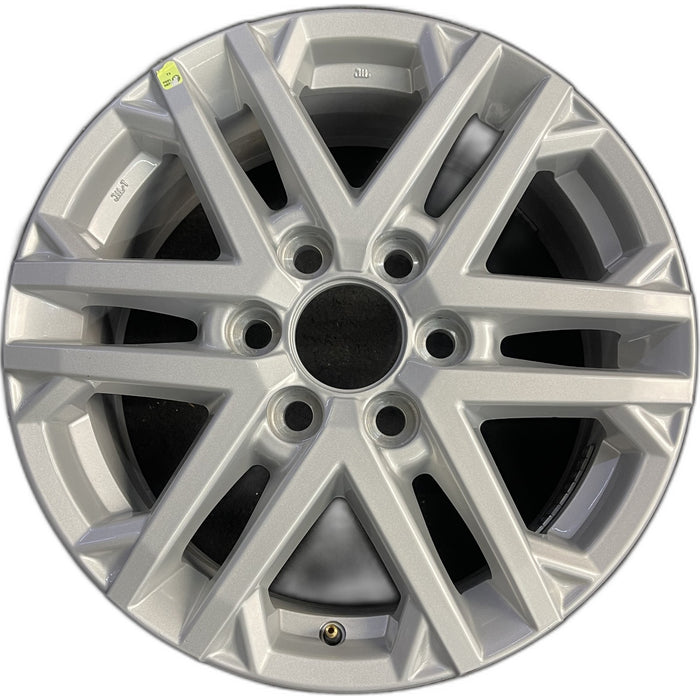 18" SEQUOIA 23-24 18x7.5, 6 double spoke, silver Original OEM Wheel Rim - Front View
