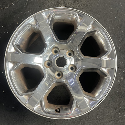 20" DODGE 1500 PICKUP 13-18 , 20x9, 6 spoke, chrome clad Original OEM Wheel Rim - Angle View
