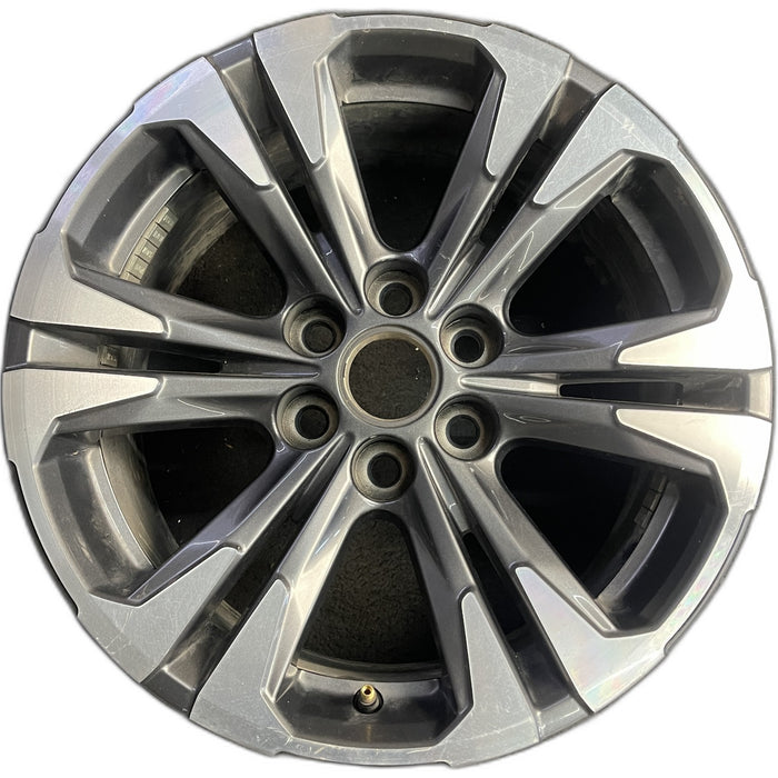 17" COLORADO 21 17x8, aluminum, 6 spoke, split spoke, machined Original OEM - Front View