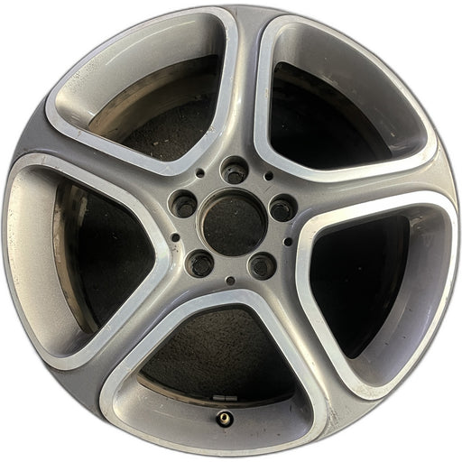 17" MERCEDES CLA-CLASS 14 117 Type, CLA250, 17x7.5 Original OEM Wheel Rim - Front View