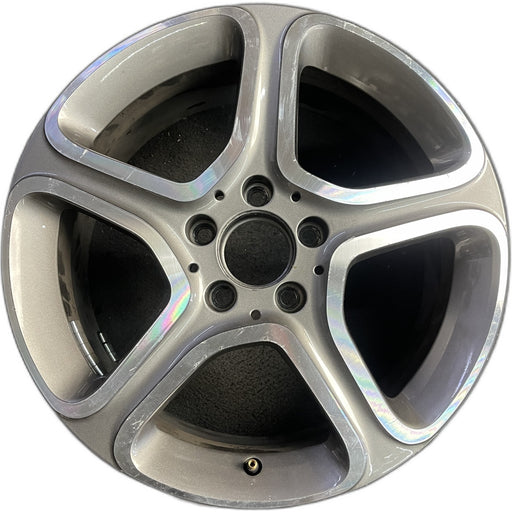17" MERCEDES CLA-CLASS 14 117 Type, CLA250, 17x7.5 Original OEM Wheel Rim - Front View
