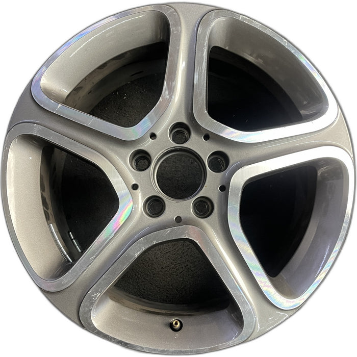 17" MERCEDES CLA-CLASS 14 117 Type, CLA250, 17x7.5 Original OEM Wheel Rim - Front View