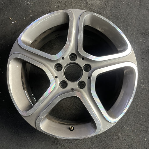 17" MERCEDES CLA-CLASS 14 117 Type, CLA250, 17x7.5 Original OEM Wheel Rim - Angle View
