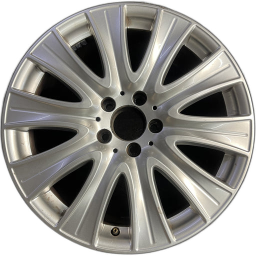 18" MERCEDES S-CLASS 14 222 Type; S550, 18x8 Original OEM Wheel Rim - Front View