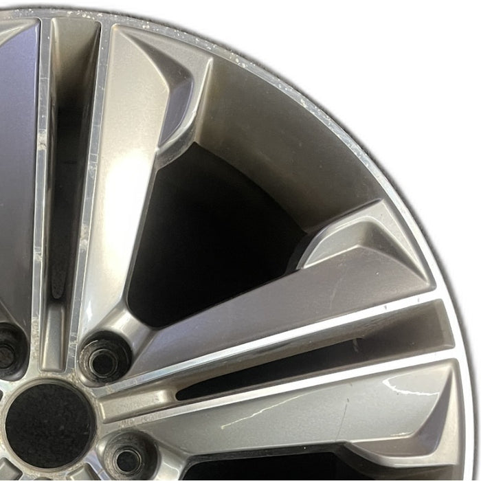 19" SANTA FE 13-16 19x7.5 alloy 10 spoke 3.3L LWB Original OEM Wheel Rim - Side Profile