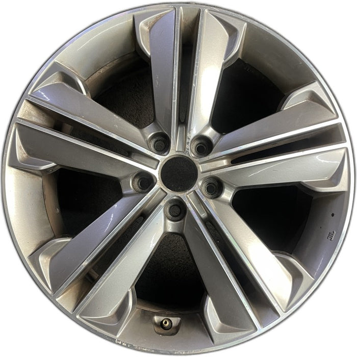 19" SANTA FE 13-16 19x7.5 alloy 10 spoke 3.3L LWB Original OEM Wheel Rim - Front View