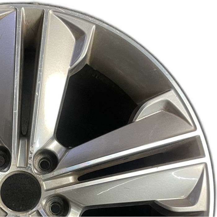 19" SANTA FE 13-16 19x7.5 alloy 10 spoke 3.3L LWB Original OEM Wheel Rim - Side Profile