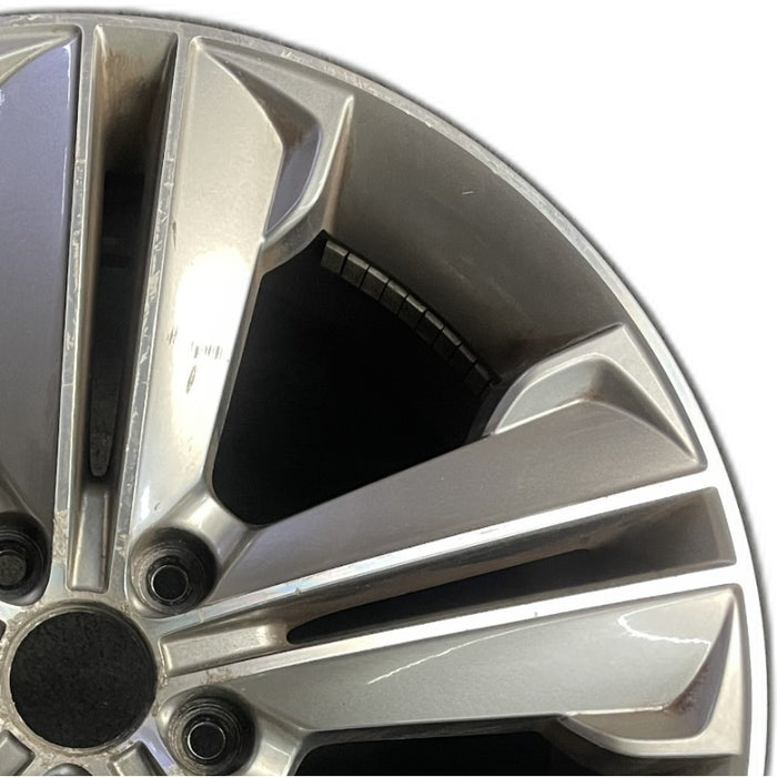 19" SANTA FE 13-16 19x7.5 alloy 10 spoke 3.3L LWB Original OEM Wheel Rim - Side Profile