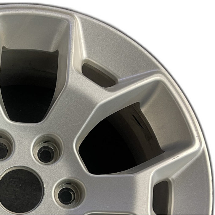 18" FORD F150 PICKUP 21-22 18x8.5 aluminum 6 spoke Y spoke design silver - Side Profile
