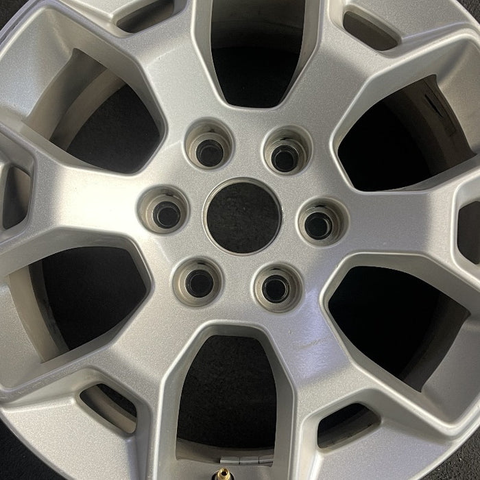 18" FORD F150 PICKUP 21-22 18x8.5 aluminum 6 spoke Y spoke design silver - Angle View