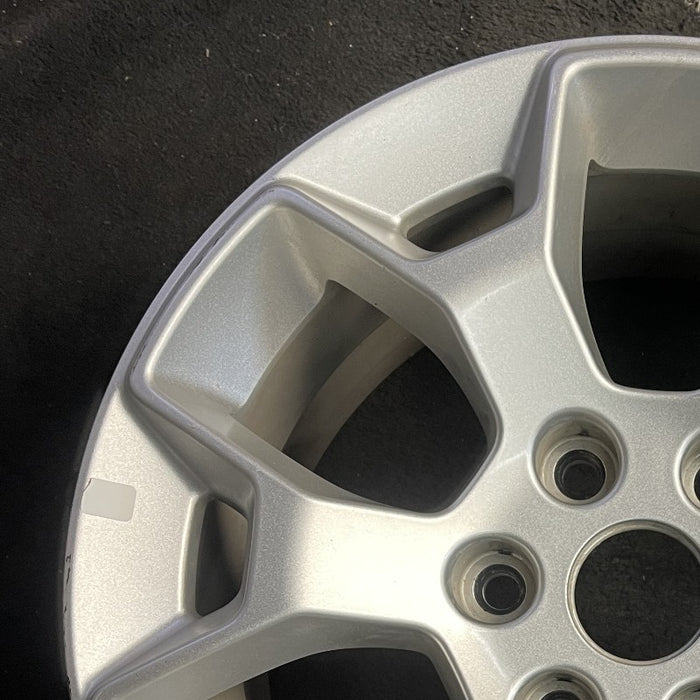 18" FORD F150 PICKUP 21-22 18x8.5 aluminum 6 spoke Y spoke design silver - Side Profile