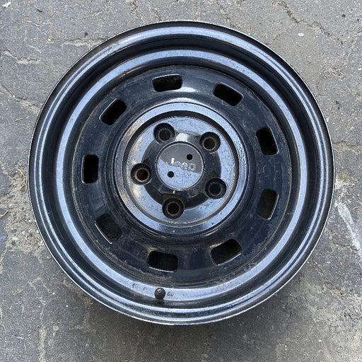 15" CHEROKEE 84-86 15x6 steel ly Original OEM Wheel Rim - Front View