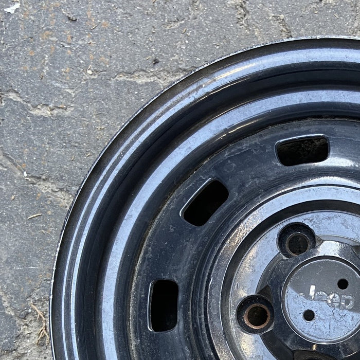 15" CHEROKEE 84-86 15x6 steel ly Original OEM Wheel Rim - Side Profile