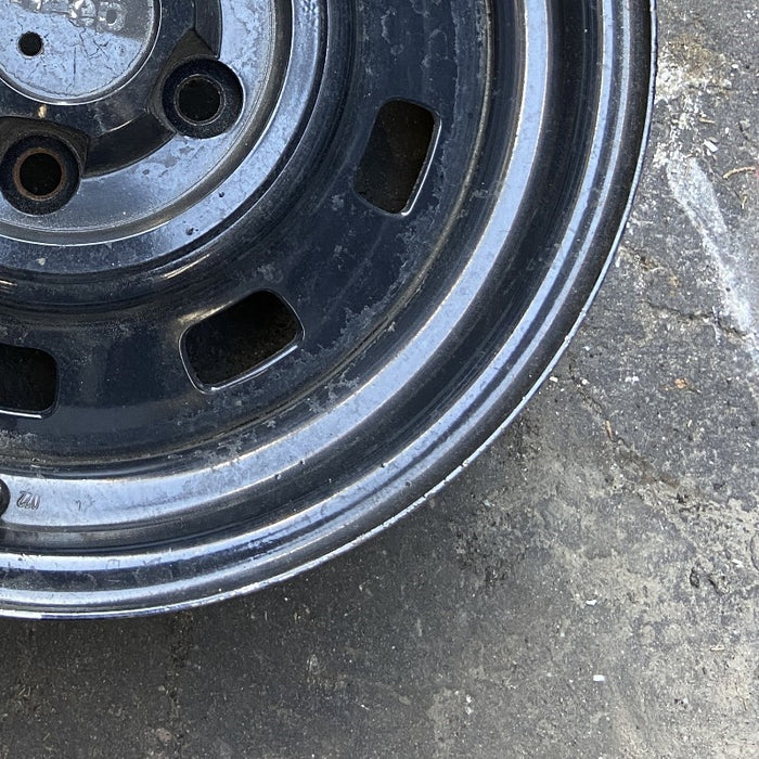 15" CHEROKEE 84-86 15x6 steel ly Original OEM Wheel Rim - Back View