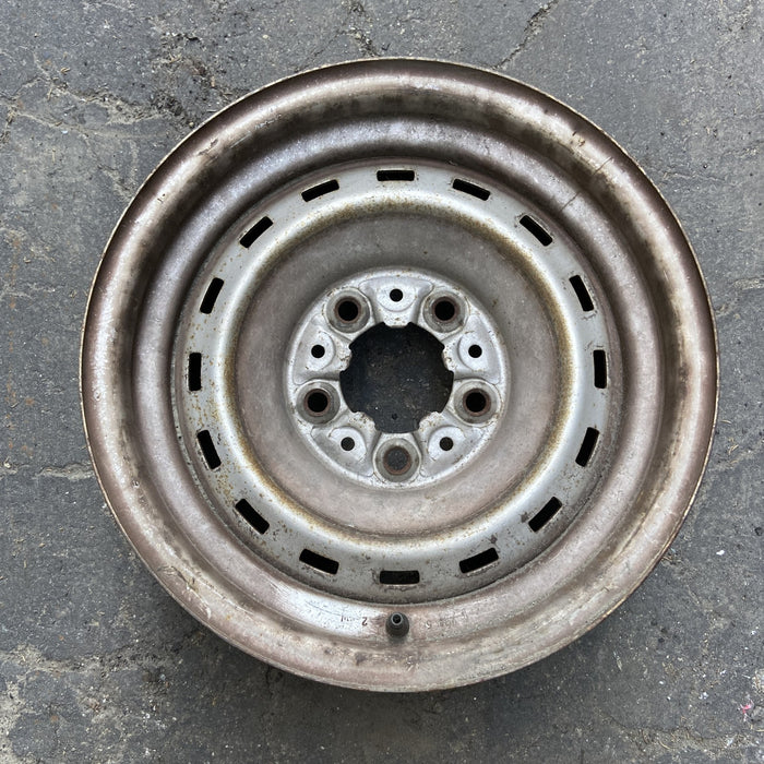 14" FIREBIRD 82-83 14x6, Rally Original OEM Wheel Rim - Angle View