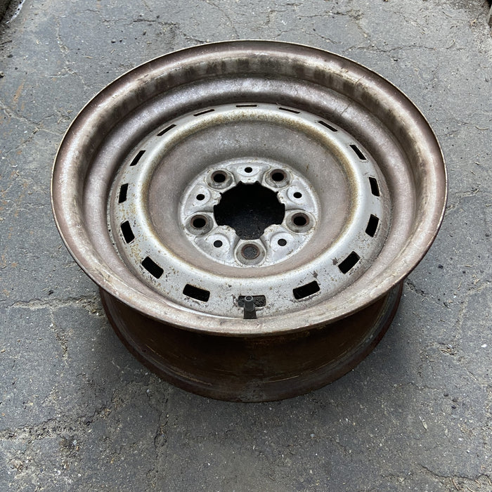 14" FIREBIRD 82-83 14x6, Rally Original OEM Wheel Rim - Side Profile