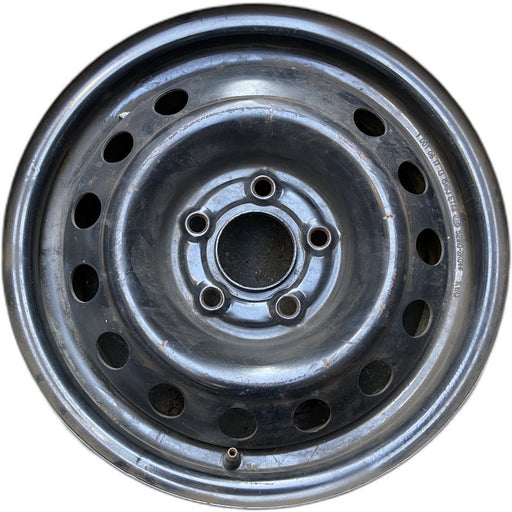 15" SOUL 10-13 15x6 steel 13 hole Original OEM Wheel Rim - Front View