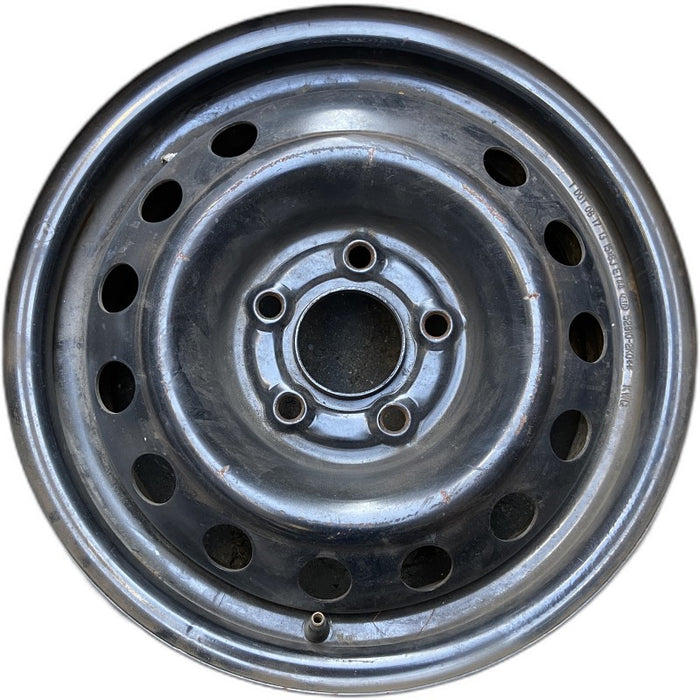 15" SOUL 10-13 15x6 steel 13 hole Original OEM Wheel Rim - Front View